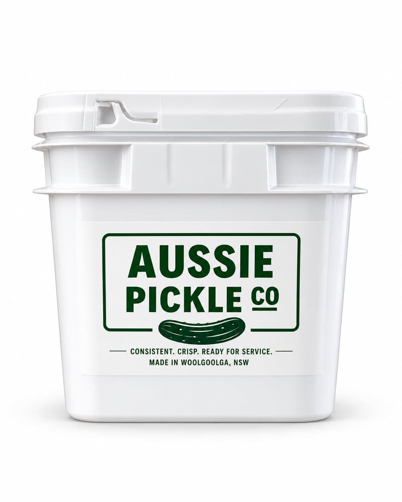 5L Bucket — Whole or Crinkle Cut pickles, 5L format